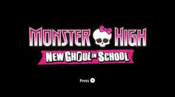 Monster High: New Ghoul in School Title Screen